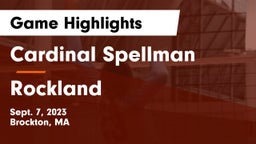 Cardinal Spellman  vs Rockland   Game Highlights - Sept. 7, 2023