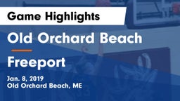 Old Orchard Beach  vs Freeport  Game Highlights - Jan. 8, 2019