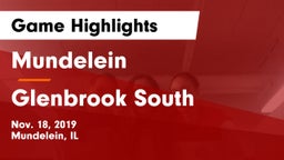 Mundelein  vs Glenbrook South  Game Highlights - Nov. 18, 2019