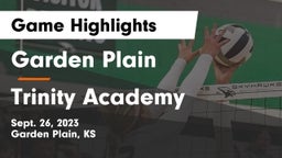 Garden Plain  vs Trinity Academy  Game Highlights - Sept. 26, 2023