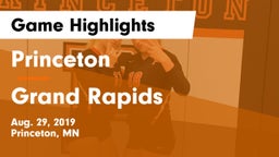 Princeton  vs Grand Rapids  Game Highlights - Aug. 29, 2019