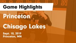 Princeton  vs Chisago Lakes  Game Highlights - Sept. 10, 2019