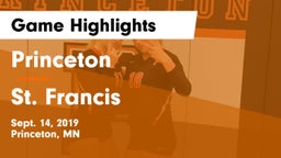 Princeton  vs St. Francis Game Highlights - Sept. 14, 2019