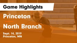 Princeton  vs North Branch  Game Highlights - Sept. 14, 2019