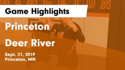 Princeton  vs Deer River Game Highlights - Sept. 21, 2019