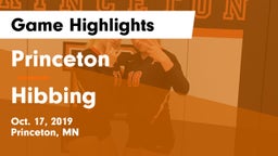 Princeton  vs Hibbing Game Highlights - Oct. 17, 2019