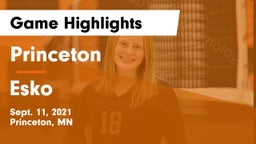 Princeton  vs Esko Game Highlights - Sept. 11, 2021