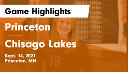 Princeton  vs Chisago Lakes  Game Highlights - Sept. 14, 2021