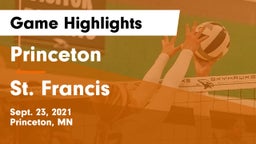 Princeton  vs St. Francis  Game Highlights - Sept. 23, 2021