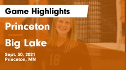 Princeton  vs Big Lake  Game Highlights - Sept. 30, 2021