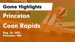 Princeton  vs Coon Rapids Game Highlights - Aug. 26, 2022
