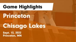 Princeton  vs Chisago Lakes  Game Highlights - Sept. 13, 2022
