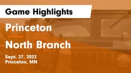 Princeton  vs North Branch  Game Highlights - Sept. 27, 2022