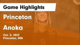 Princeton  vs Anoka Game Highlights - Oct. 5, 2022
