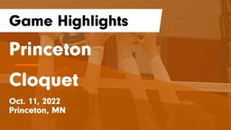 Princeton  vs Cloquet Game Highlights - Oct. 11, 2022