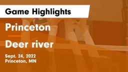 Princeton  vs Deer river Game Highlights - Sept. 24, 2022