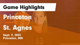 Princeton  vs St. Agnes  Game Highlights - Sept. 9, 2023