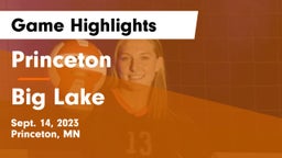 Princeton  vs Big Lake  Game Highlights - Sept. 14, 2023