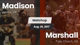 Matchup: Madison  vs. Marshall  2017