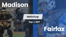 Matchup: Madison  vs. Fairfax  2017