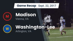 Recap: Madison  vs. Washington-Lee  2017