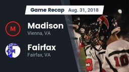 Recap: Madison  vs. Fairfax  2018