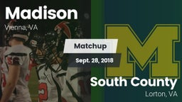 Matchup: Madison  vs. South County  2018