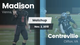 Matchup: Madison  vs. Centreville  2018
