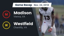 Recap: Madison  vs. Westfield  2018