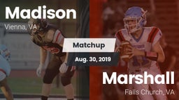 Matchup: Madison  vs. Marshall  2019