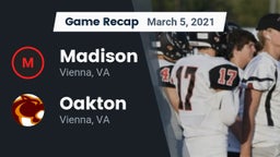 Recap: Madison  vs. Oakton  2021