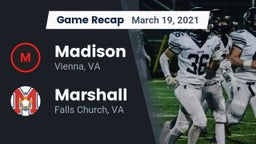 Recap: Madison  vs. Marshall  2021