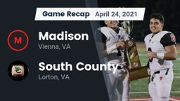 Recap: Madison  vs. South County  2021