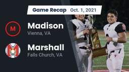 Recap: Madison  vs. Marshall  2021