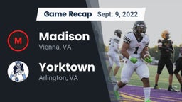 Recap: Madison  vs. Yorktown  2022