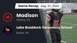 Recap: Madison  vs. Lake Braddock Secondary School 2023