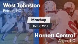 Matchup: West Johnston High vs. Harnett Central  2016