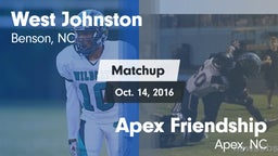 Matchup: West Johnston High vs. Apex Friendship  2016