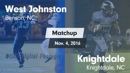 Matchup: West Johnston High vs. Knightdale  2016