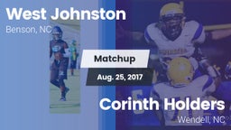 Matchup: West Johnston High vs. Corinth Holders  2017