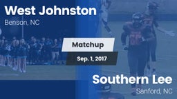 Matchup: West Johnston High vs. Southern Lee  2017