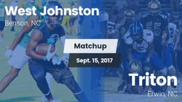 Matchup: West Johnston High vs. Triton  2017