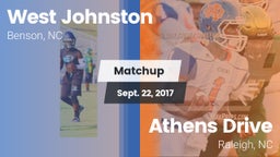 Matchup: West Johnston High vs. Athens Drive  2017