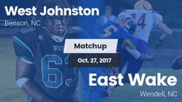 Matchup: West Johnston High vs. East Wake  2017