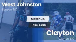 Matchup: West Johnston High vs. Clayton  2017