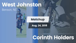 Matchup: West Johnston High vs. Corinth Holders 2018