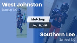 Matchup: West Johnston High vs. Southern Lee  2018
