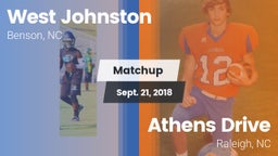 Matchup: West Johnston High vs. Athens Drive  2018