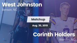 Matchup: West Johnston High vs. Corinth Holders  2019