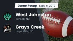 Recap: West Johnston  vs. Grays Creek  2019